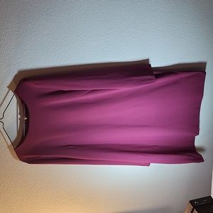 NWT Cynthia Rowley Women's 14 Stretchy Spandex Classic Sheath Dress Burgundy